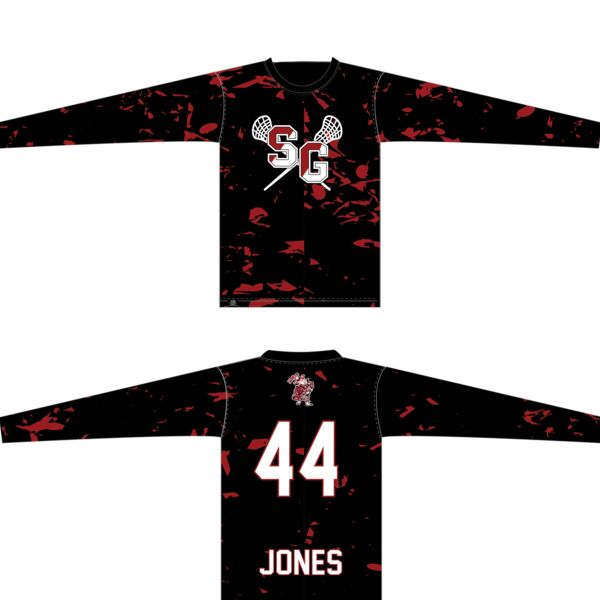 Tartan Crimson Speckled Long Sleeve Shirt Thumbnail