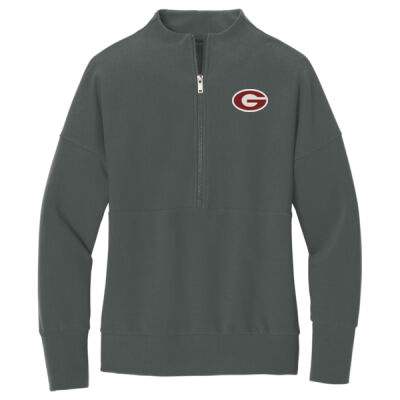 Gloversville - Women's Linear Texture 1/4 Zip Thumbnail